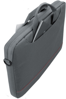 Сумка для ноутбука 15.6" Portcase KCB-141 светло-серый нейлон/полиэстер (KCB-141GY) от магазина РЭССИ