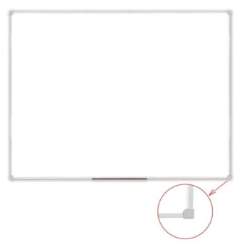 Магнитно-маркерная доска STAFF 90х120 см ПВХ рамка 236159 от магазина РЭССИ