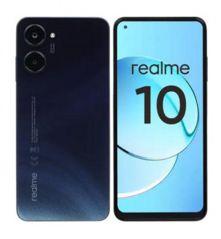 Смартфон Realme RMX3630 10 256Gb 8Gb черный моноблок 3G 4G 2Sim 6.4" 1080x2400 Android 12 50Mpix 802.11 a/b/g/n/ac NFC GPS GSM900/1800 GSM1900 TouchSc microSD от магазина РЭССИ