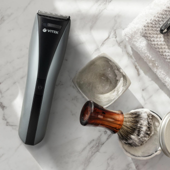 Машинка для стрижки Vitek VT-2575 графитовый 1.8Вт (насадок в компл:1шт) от магазина РЭССИ