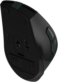 Мышь A4Tech Fstyler FB35S темно-зеленый/черный оптическая (2000dpi) silent беспроводная BT/Radio USB для ноутбука (6but) от магазина РЭССИ