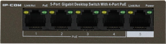 Коммутатор IP-Com G1105P-4-63W (L2) 5x1Гбит/с 4PoE 58W неуправляемый от магазина РЭССИ