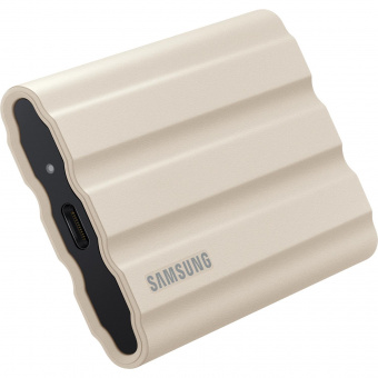Накопитель SSD Samsung Original USB-C 2Tb MU-PE2T0K/WW Shield T7 1.8" бежевый от магазина РЭССИ