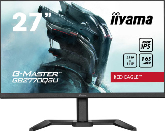 Монитор Iiyama 27" G-Master GB2770QSU-B5 черный IPS LED 0.5ms 16:9 HDMI M/M матовая HAS Piv 1000:1 400cd 178гр/178гр 2560x1440 165Hz DP 2K USB 5.6кг от магазина РЭССИ