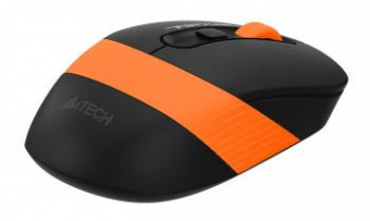 Мышь A4Tech Fstyler FG10 черный/оранжевый оптическая (2000dpi) беспроводная USB (4but) от магазина РЭССИ
