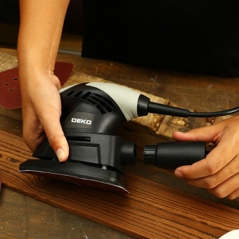Вибро шлифовальная машина Deko DKS200 200Вт от магазина РЭССИ