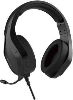 Наушники с микрофоном Оклик HS-L600G черный 2.2м мониторные USB оголовье (1939588) от магазина РЭССИ