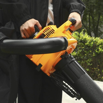 Воздуходувка-пылесос Deko DKBL27 880Вт оранжевый/черный от магазина РЭССИ