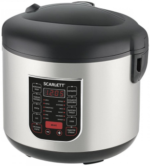 Мультиварка Scarlett SC-MC410S27 5л 900Вт серебристый/черный от магазина РЭССИ