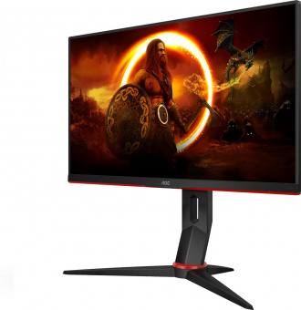 Монитор AOC 23.8" Gaming 24G2U5-BK черный/красный IPS LED 1ms 16:9 HDMI M/M матовая HAS Piv 250cd 178гр/178гр 1920x1080 FreeSync Premium VGA DP FHD USB 4.25кг от магазина РЭССИ