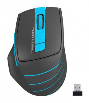 Мышь A4Tech Fstyler FG30 серый/синий оптическая (2000dpi) беспроводная USB (6but) от магазина РЭССИ