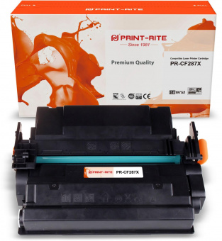 Картридж лазерный Print-Rite TFH098BPU1J PR-CF287X CF287X черный (18000стр.) для HP LJ M506dn/ M506n/ M506x от магазина РЭССИ