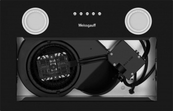 Вытяжка встраиваемая Weissgauff Box 456 Black черный управление: кнопочное (1 мотор) от магазина РЭССИ