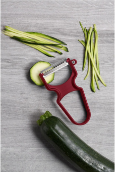 Овощечистка для овощей и фруктов Victorinox Rapid красный карт.кор.с лезвием жульен (6.0934.1) от магазина РЭССИ
