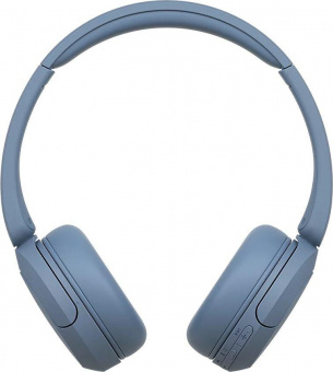 Наушники накладные Sony WH-CH520 синий беспроводные bluetooth оголовье (WH-CH520/L) от магазина РЭССИ