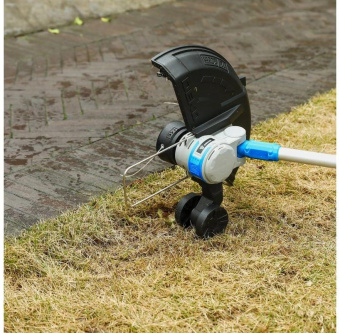 Триммер электрический Deko DKTR20 2 аккум. реж.эл.:леска/нож/диск от магазина РЭССИ