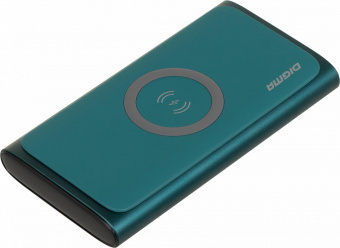 Мобильный аккумулятор Digma DGPQ10G 10000mAh 3A QC PD 20W 1xUSB беспров.зар. зеленый (DGPQ10G22CGN) от магазина РЭССИ