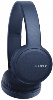Гарнитура накладные Sony WH-CH510 синий беспроводные bluetooth оголовье (WH-CH510L) от магазина РЭССИ
