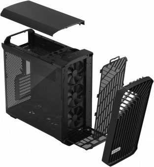 Корпус Fractal Design Torrent Black TG Light Tint черный без БП E-ATX 7x120mm 4x140mm 2x180mm 2xUSB3.0 audio от магазина РЭССИ