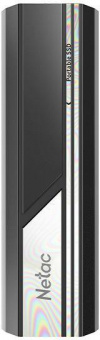Накопитель SSD Netac USB-C 500Gb NT01ZX10-500G-32BK ZX10 2.5" черный от магазина РЭССИ