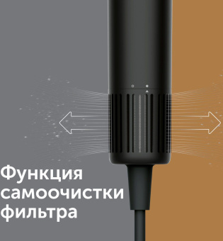 Фен Red Solution RF-500 1600Вт черный/золотистый от магазина РЭССИ