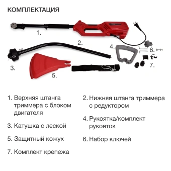 Триммер электрический Starwind ET-1000C 1200Вт 1.65л.с. разбор.штан. реж.эл.:леска упак.:1шт. от магазина РЭССИ