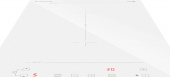 Индукционная варочная поверхность Weissgauff HI 32 WFZC белый от магазина РЭССИ