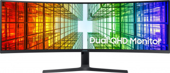 Монитор Samsung 49" LS49A950UIIXCI черный VA LED 32:9 HDMI M/M матовая HAS Piv 250cd 178гр/178гр 5120x1440 120Hz DP 2K USB 14.6кг от магазина РЭССИ