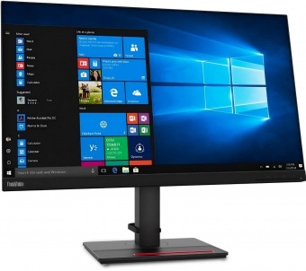 Монитор Lenovo 27" T27h-2L черный IPS LED 4ms 16:9 HDMI матовая 350cd 178гр/178гр 2560x1440 DP 2K USB 7.6кг от магазина РЭССИ