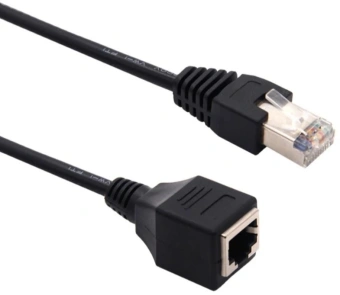 Патч-корд Buro BU-C5EXTND-2M-B UTP cat5E 2м черный RJ-45 (m)-RJ-45 (f) от магазина РЭССИ