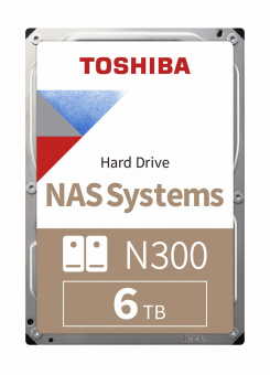 Жесткий диск Toshiba Original SATA-III 6Tb HDWG460UZSVA NAS N300 (7200rpm) 256Mb 3.5" Bulk от магазина РЭССИ