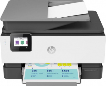 МФУ струйный HP Officejet Pro 9013 AiO (1KR49B) A4 Duplex WiFi USB RJ-45 белый/серый от магазина РЭССИ