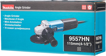 Углошлифовальная машина Makita 9557HNRK 840Вт 11000об/мин рез.шпин.:M14 d=115мм от магазина РЭССИ