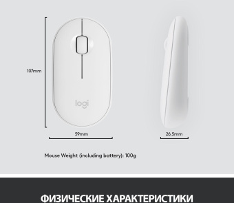 Клавиатура + мышь Logitech Combo MK470 клав:белый/серый мышь:белый USB беспроводная slim (920-009207) от магазина РЭССИ