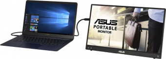 Монитор Asus 15.6" Portable MB16ACV темно-серый IPS LED 16:9 глянцевая 250cd 178гр/178гр 1920x1080 FHD USB 0.83кг от магазина РЭССИ
