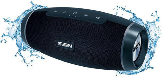 Колонка порт. Sven PS-230 черный 12W 2.0 BT/USB 10м 1500mAh (SV-017576) от магазина РЭССИ