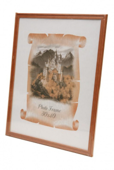 Фоторамка ФОТОРАМКИ 30х40 (3N26) крас.дерево от магазина РЭССИ