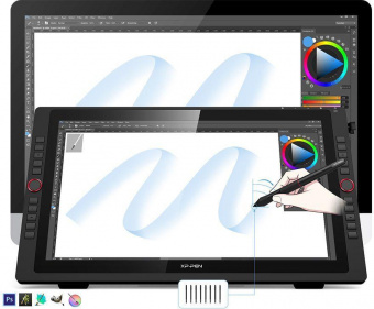 Графический планшет XPPen Artist 22R PRO FHD IPS LED USB Type-C черный от магазина РЭССИ