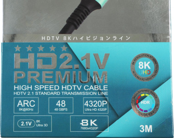 Кабель аудио-видео Premier 12392 HDMI (m)/HDMI (m) 3м. позолоч.конт. черный от магазина РЭССИ
