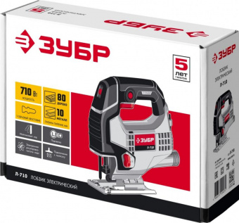 Лобзик Зубр Л-710 +1пил. 710Вт 3000ходов/мин от электросети от магазина РЭССИ