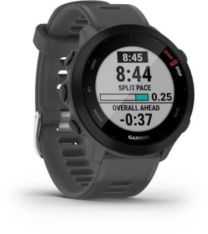 Смарт-часы Garmin Forerunner 55 42мм 1.04" LCD корп.серый рем.серый разм.брасл.:127-220мм (010-02562-13) от магазина РЭССИ