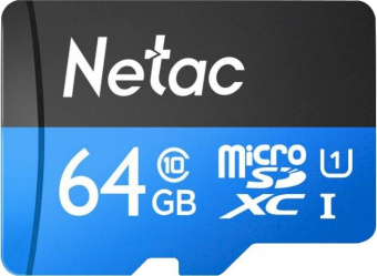 Флеш карта microSDXC 64Gb Class10 Netac NT02P500STN-064G-S P500 w/o adapter от магазина РЭССИ