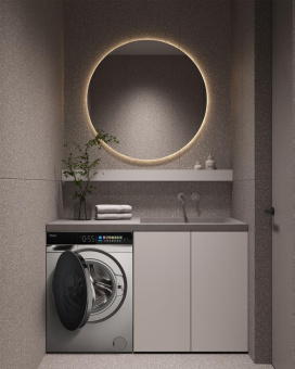 Стиральная машина Weissgauff WM 998 Full Touch DC класс: A+++ загр.фронтальная макс.:12кг серебристый от магазина РЭССИ