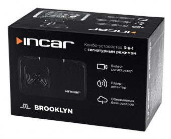 Видеорегистратор с радар-детектором Incar SDR-170 GPS черный от магазина РЭССИ
