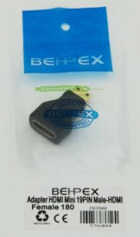 Переходник аудио-видео HDMI (f)/Mini HDMI (m) от магазина РЭССИ