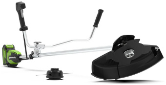 Триммер электрический Greenworks GD40BCB аккум. разбор.штан. реж.эл.:леска/нож от магазина РЭССИ