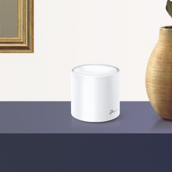 Бесшовный Mesh роутер TP-Link Deco X20 (DECO X20(1-PACK)) AX1800 10/100/1000BASE-TX белый (упак.:1шт) от магазина РЭССИ