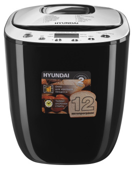 Хлебопечь Hyundai HYBM-P0212 600Вт черный/серебристый от магазина РЭССИ