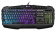 Клавиатура Оклик 777G PSYCHO черный USB Multimedia for gamer LED (подставка для запястий) от магазина РЭССИ