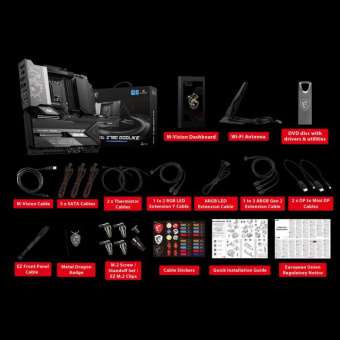 Материнская плата MSI MEG Z790 GODLIKE Soc-1700 Intel Z790 4xDDR5 eATX AC`97 8ch(7.1) 1 x 10Gigabit + 1 x 2.5Gigabit RAID от магазина РЭССИ